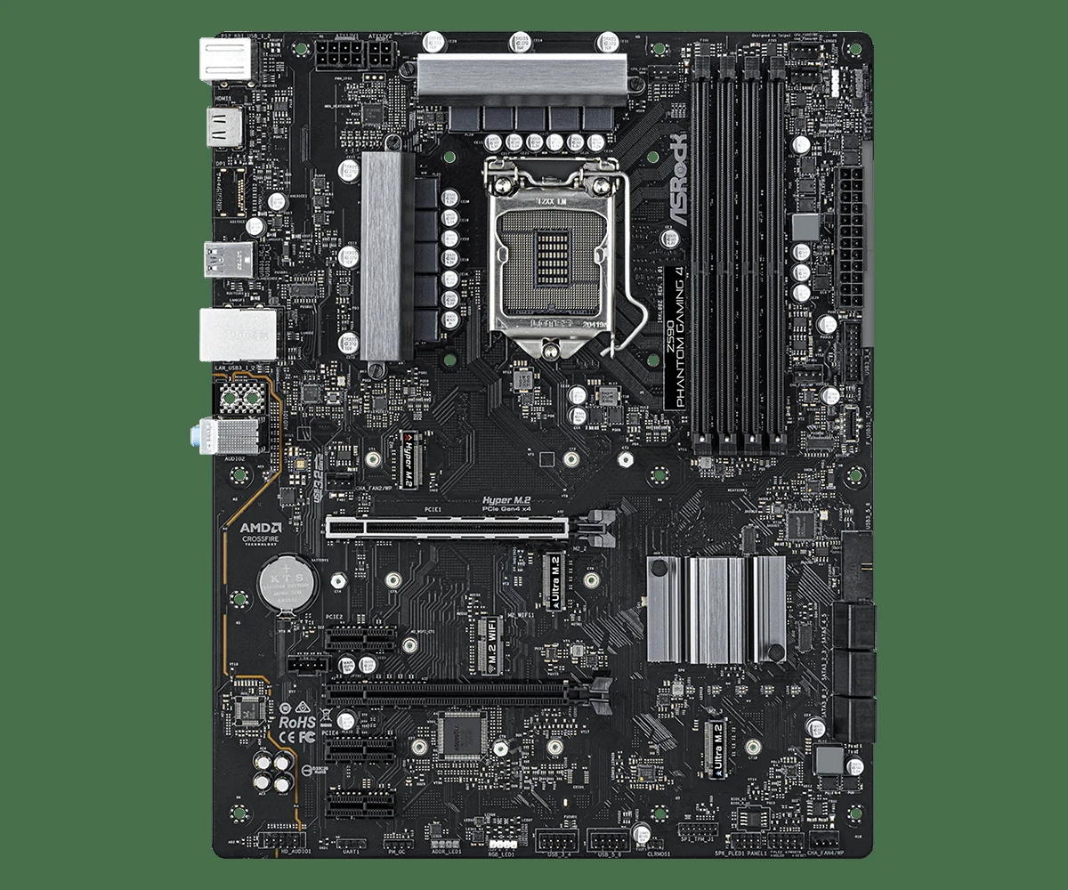 Mainboard ASRock Z590 Phantom Gaming 4 - LGA 1200 - NEW