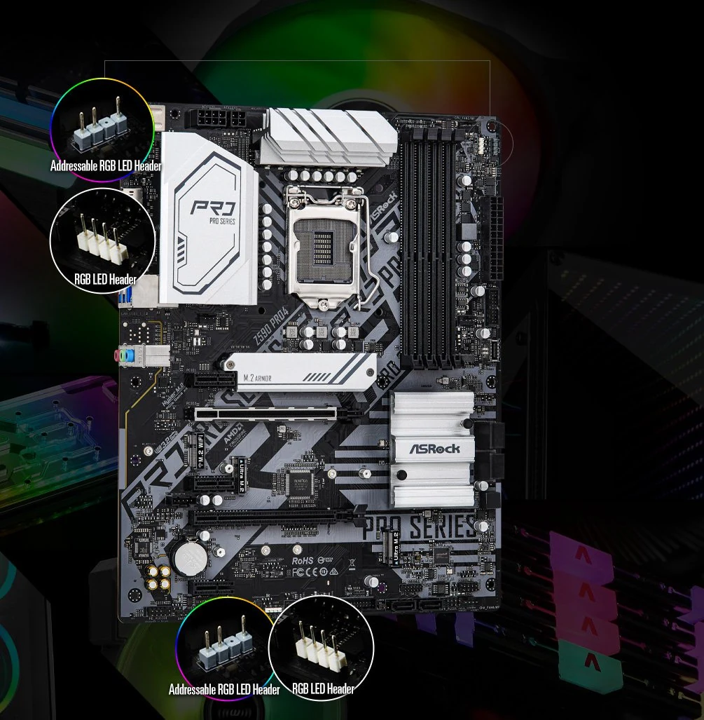 Mainboard ASRock Z590 Pro4 - LGA 1200 - NEW