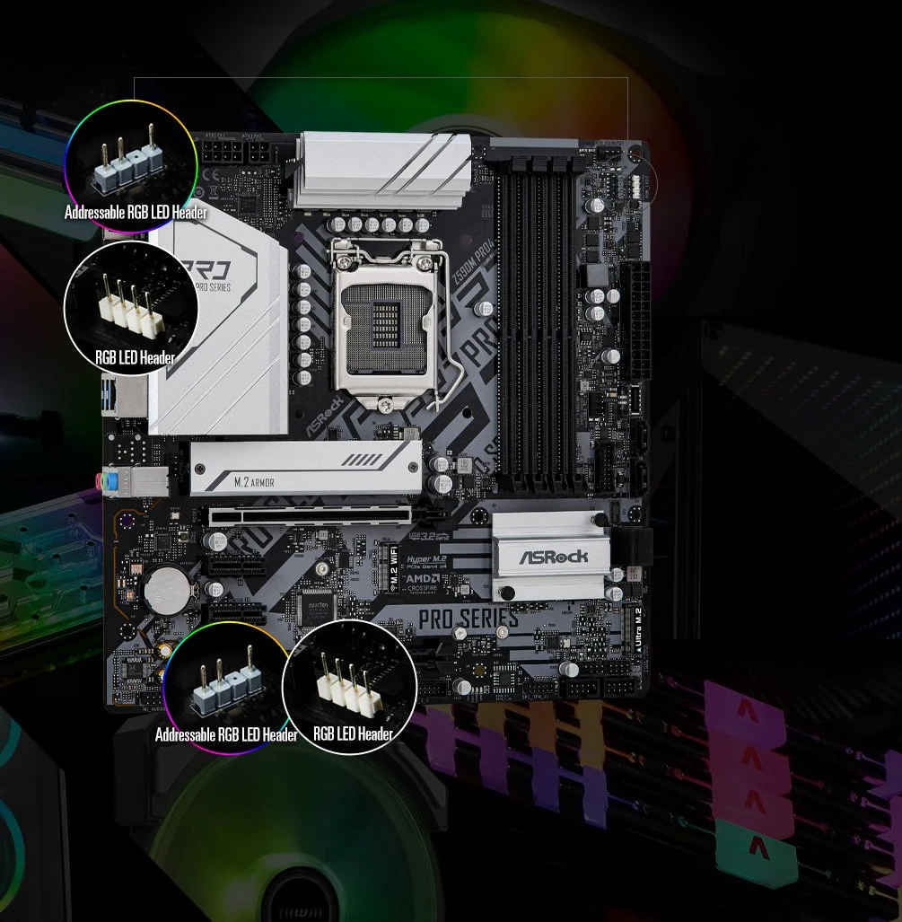 Mainboard ASRock Z590 Pro4 - LGA 1200 - NEW