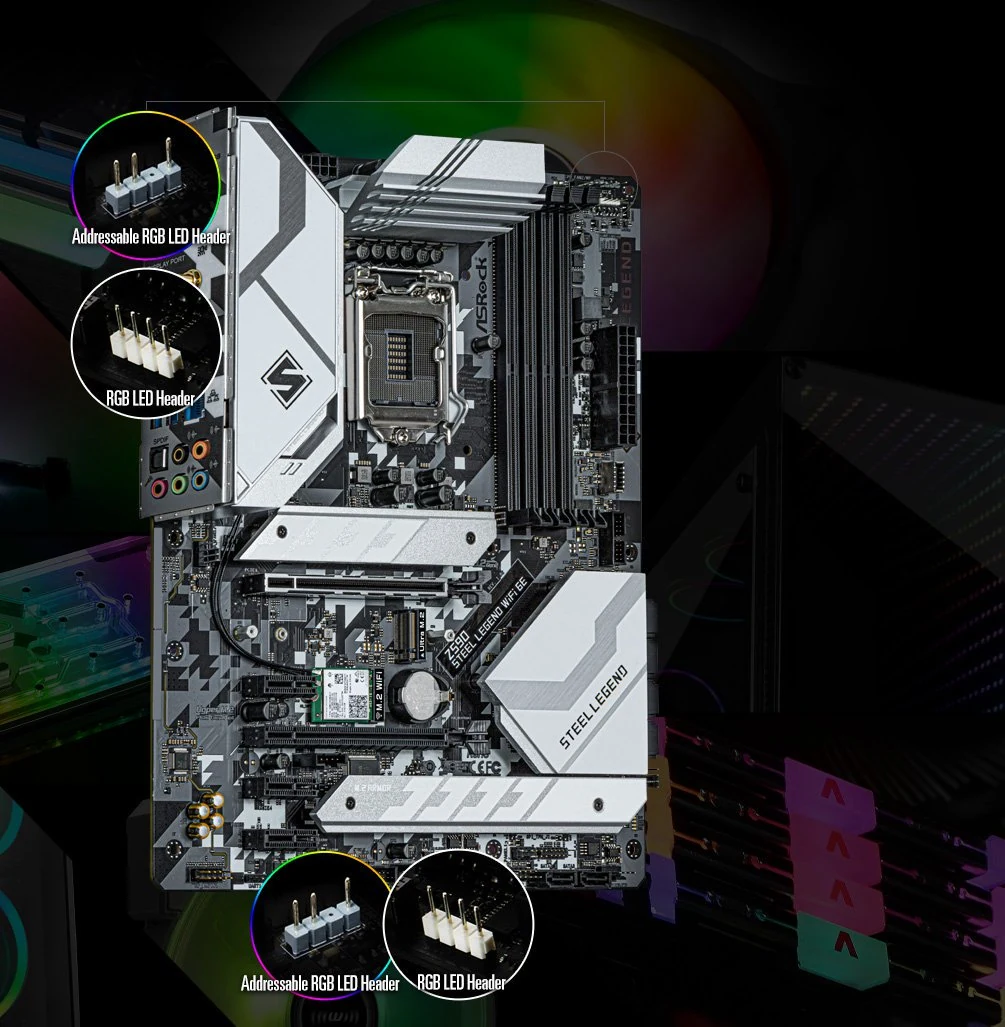 Mainboard ASRock Z590 Steel Legend WiFi 6E - LGA 1200 - NEW