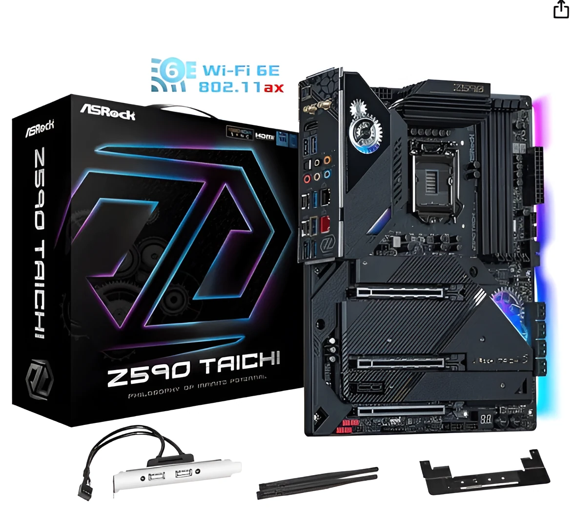 Mainboard ASRock Z590 Taichi - LGA 1200 - NEW