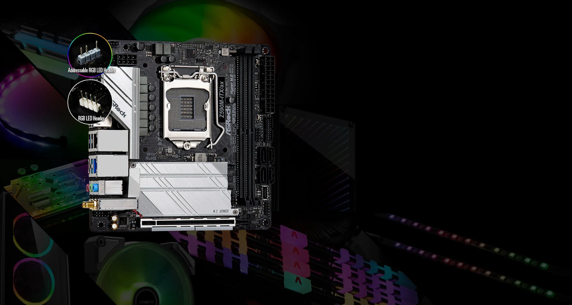 Mainboard ASRock Z590M-ITX/ax - LGA 1200 - NEW