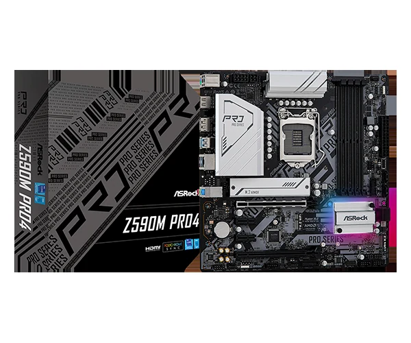 Mainboard ASRock Z590M Pro4 - LGA 1200 - NEW