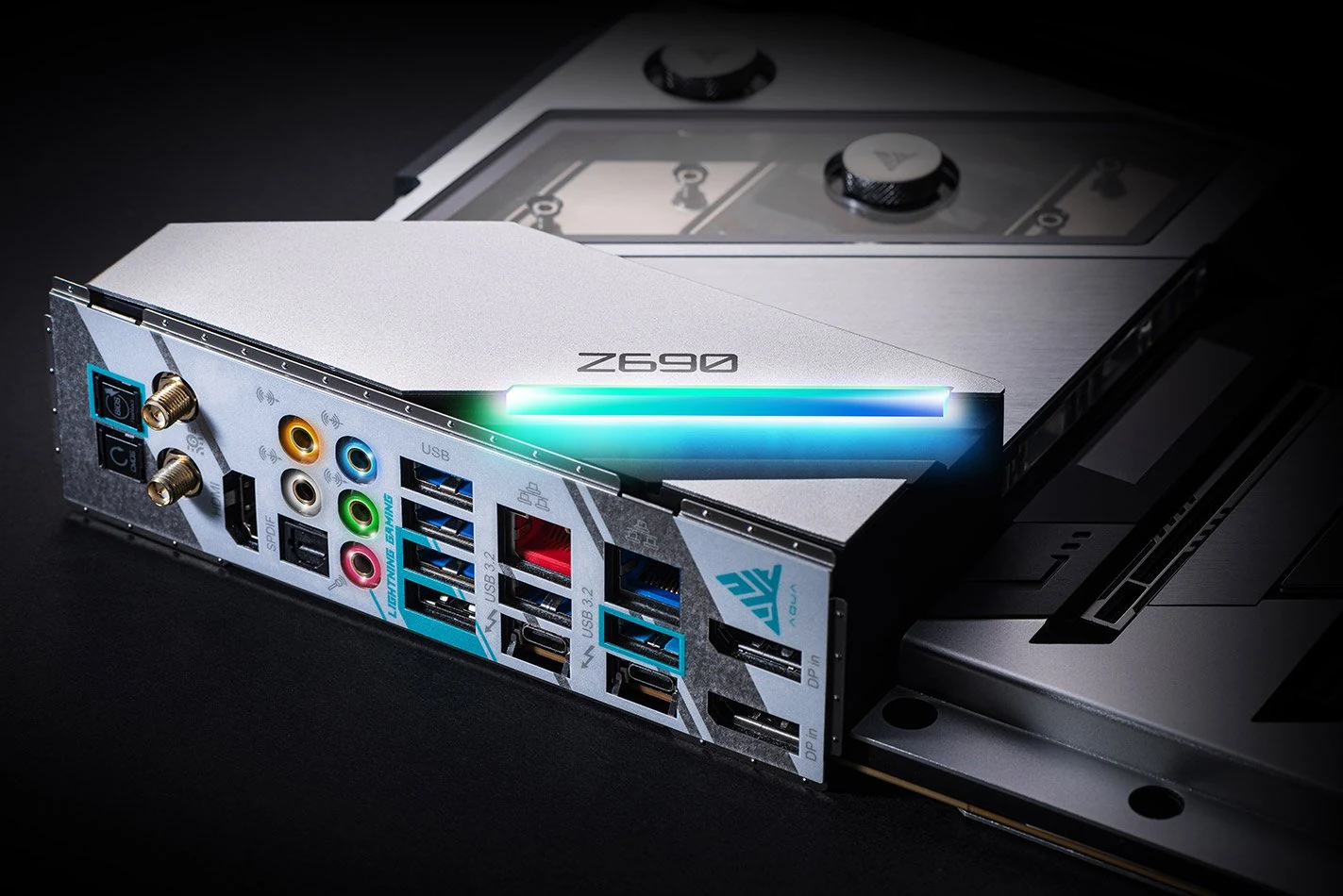 Mainboard ASRock Z690 AQUA OC - 2 Khe RAM DDR5 - LGA 1700 - NEW