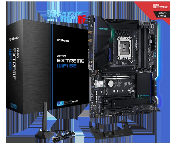 Mainboard ASRock Z690 Extreme WiFi 6E - 4 Khe RAM DDR4 - LGA 1700 - NEW