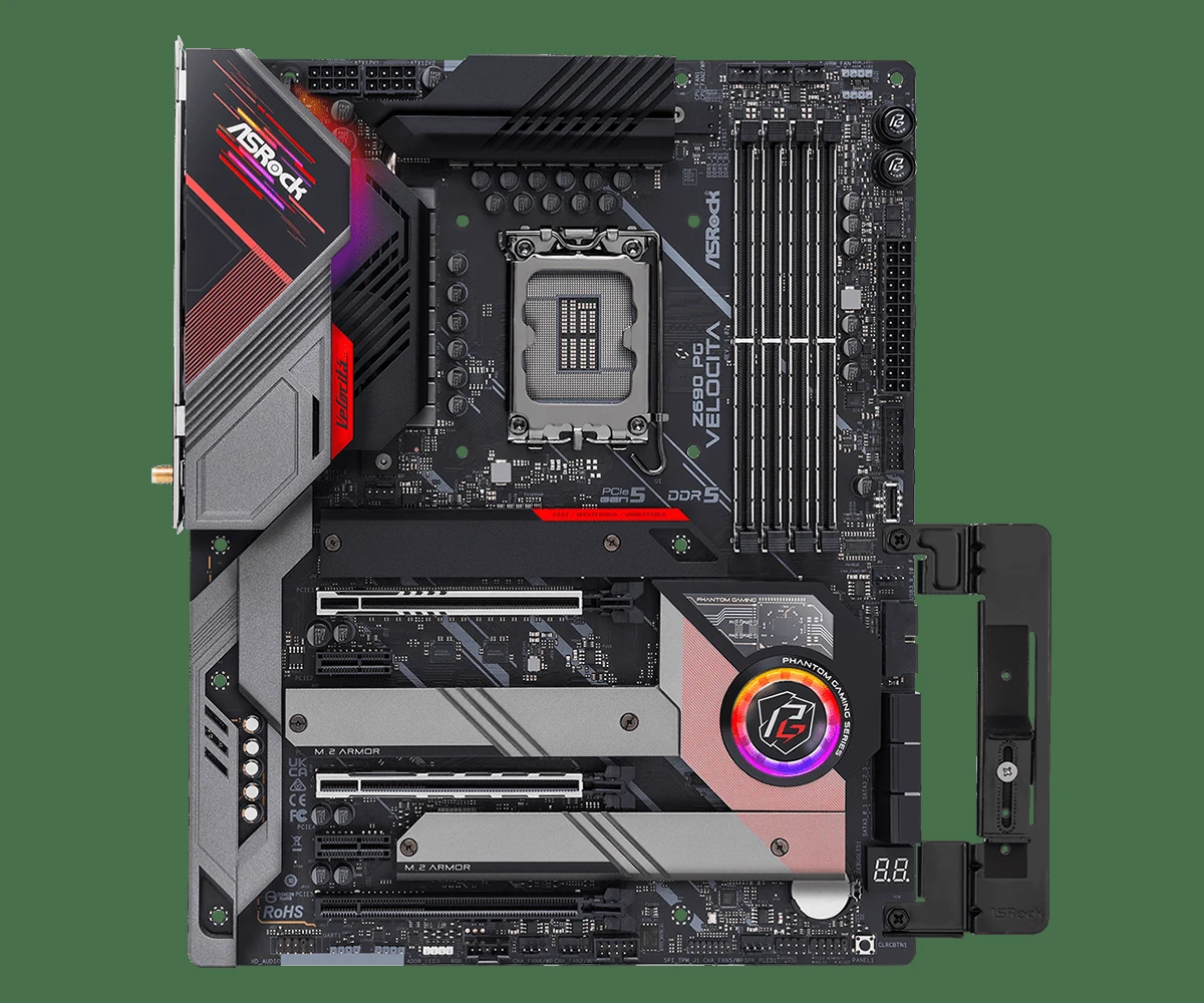 Mainboard ASRock Z690 PG Velocita - 4 Khe RAM DDR5 - LGA 1700 - NEW