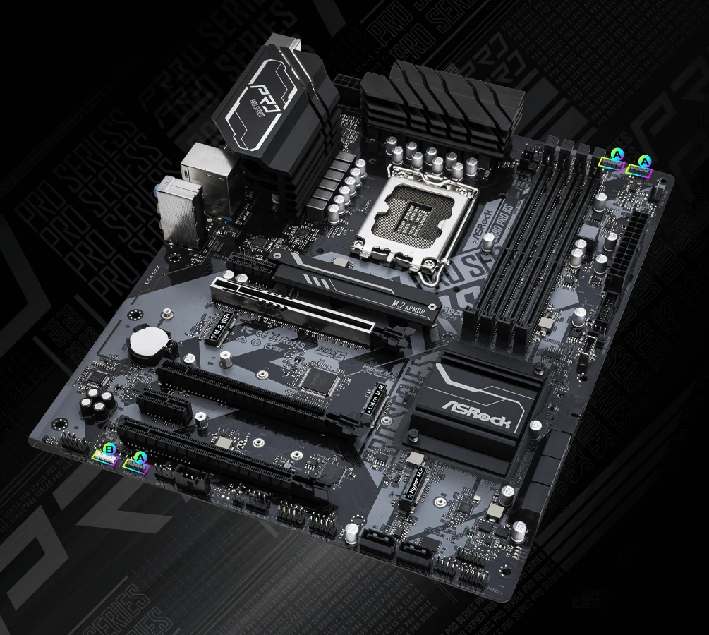 Mainboard ASRock Z690 Pro RS - 4 Khe RAM DDR4 - LGA 1700 - NEW