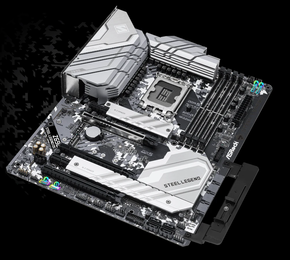 Mainboard ASRock Z690 Steel Legend/D5 - 4 Khe RAM DDR5 - LGA 1700 - NEW