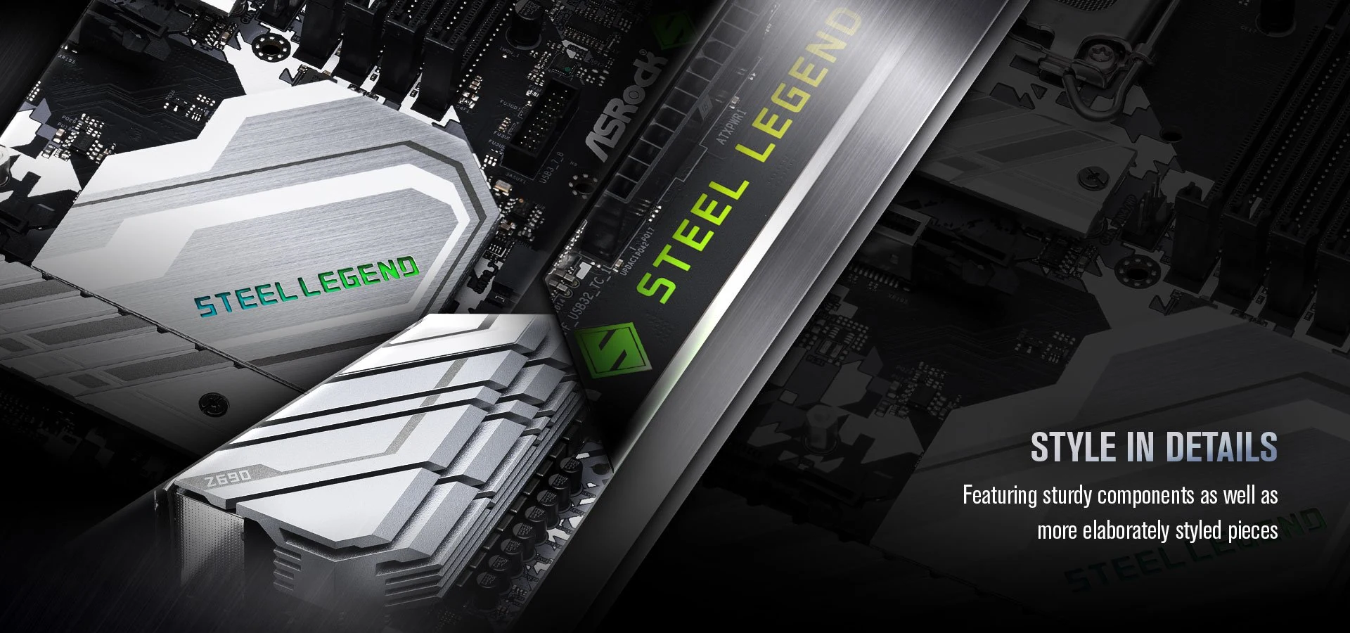Mainboard ASRock Z690 Steel Legend/D5 - 4 Khe RAM DDR5 - LGA 1700 - NEW