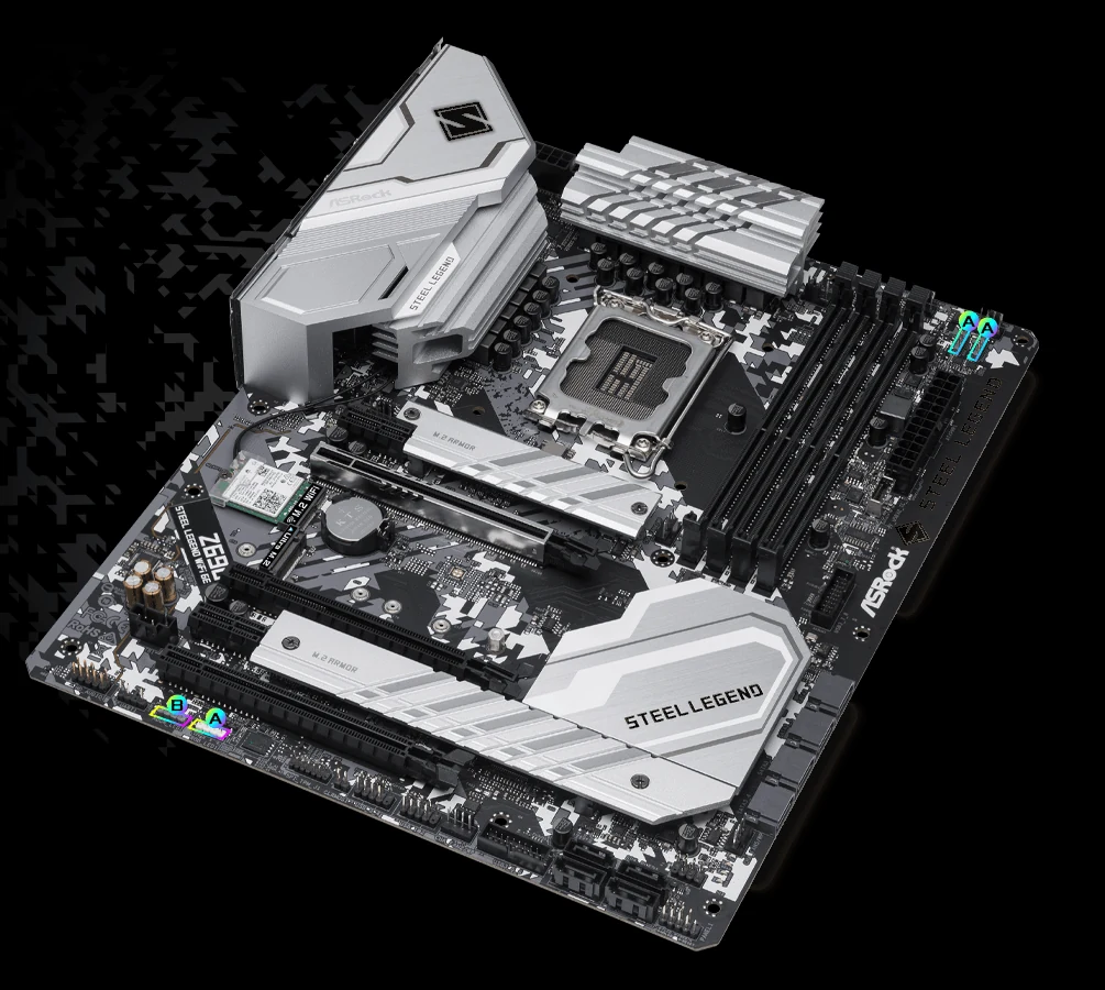 Mainboard ASRock Z690 Steel Legend WiFi 6E - 4 Khe RAM DDR4 - LGA 1700 - NEW