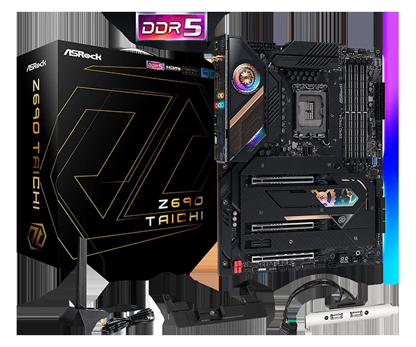 Mainboard ASRock Z690 Taichi - 4 Khe RAM DDR5 - LGA 1700 - NEW