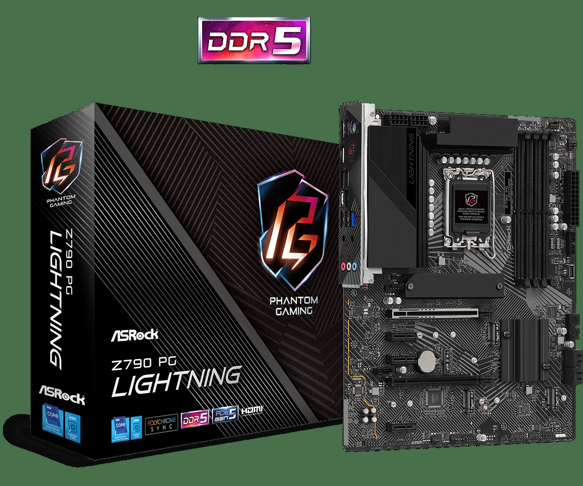 Mainboard ASRock Z790 Lightning WiFi - 4 Khe RAM DDR5 - LGA 1700 - NEW