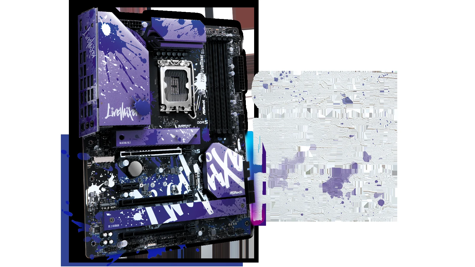 Mainboard ASRock Z790 LiveMixer - 4 Khe RAM DDR5 - LGA 1700 - NEW