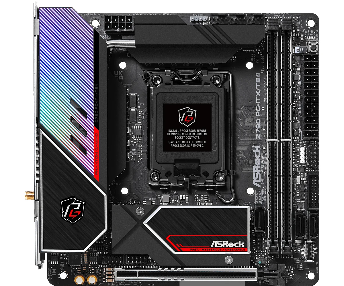 Mainboard ASRock Z790 PG-ITX/TB4 - 2 Khe RAM DDR5 - LGA 1700 - NEW