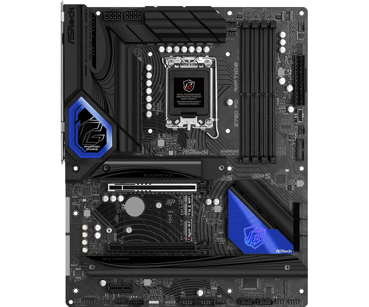 Mainboard ASRock Z790 PG Riptide - 4 Khe RAM DDR5 - LGA 1700 - NEW