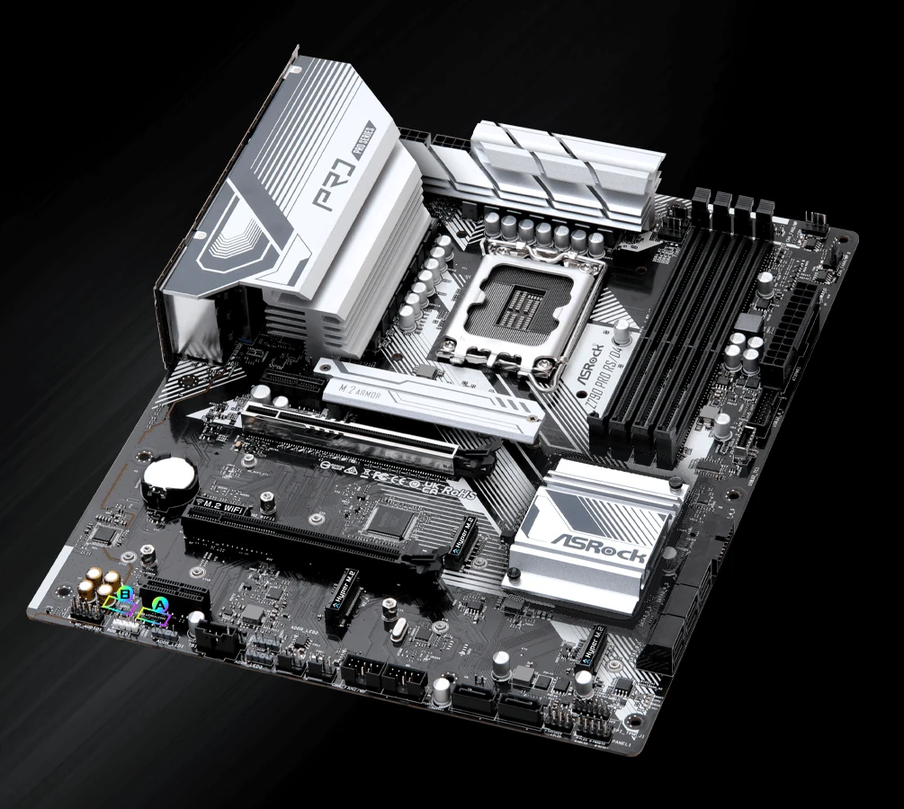 Mainboard ASRock Z790 Pro RS/D4 - 4 Khe RAM DDR4 - LGA 1700 - NEW