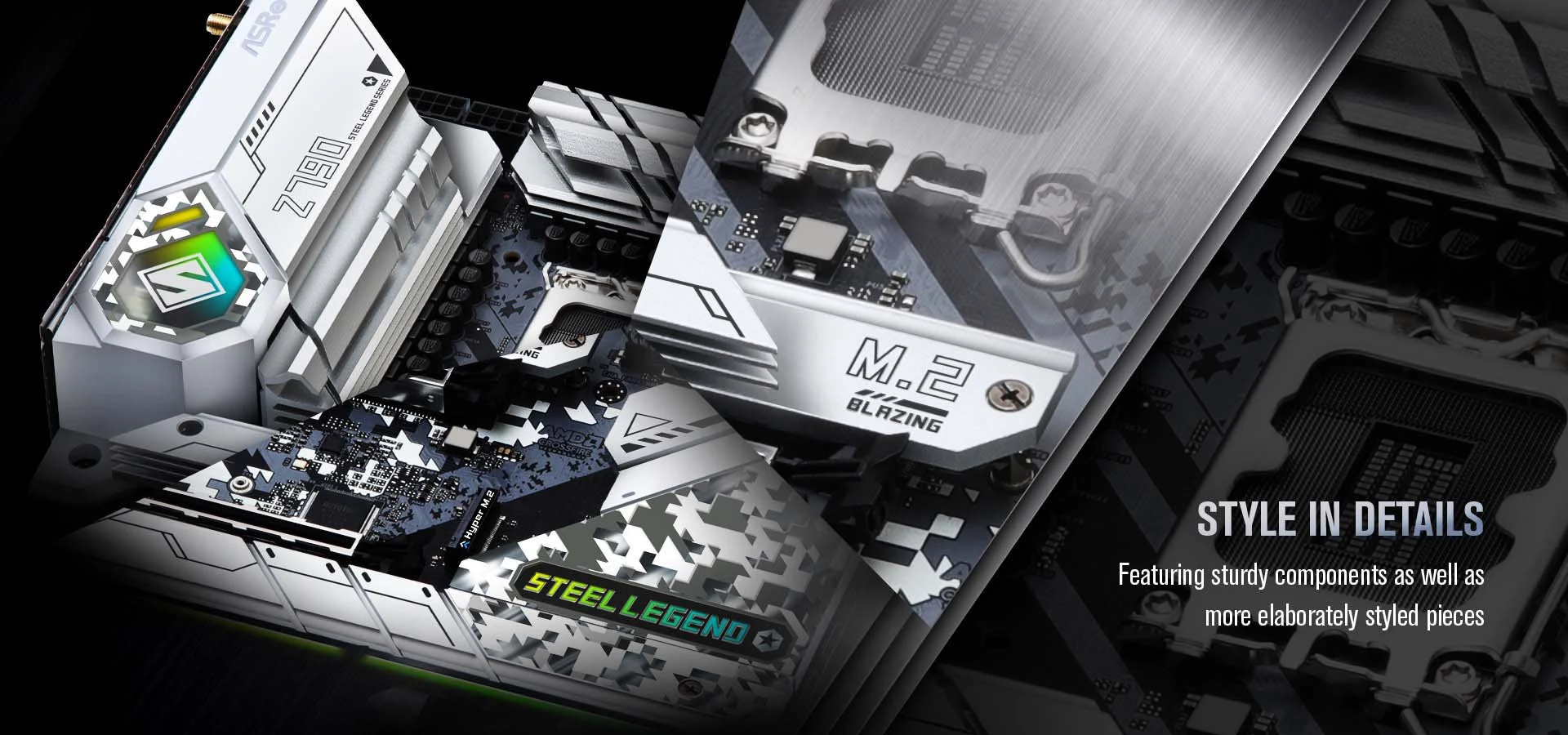 Mainboard ASRock Z790 Steel Legend WiFi - 4 Khe RAM DDR5 - LGA 1700 - NEW
