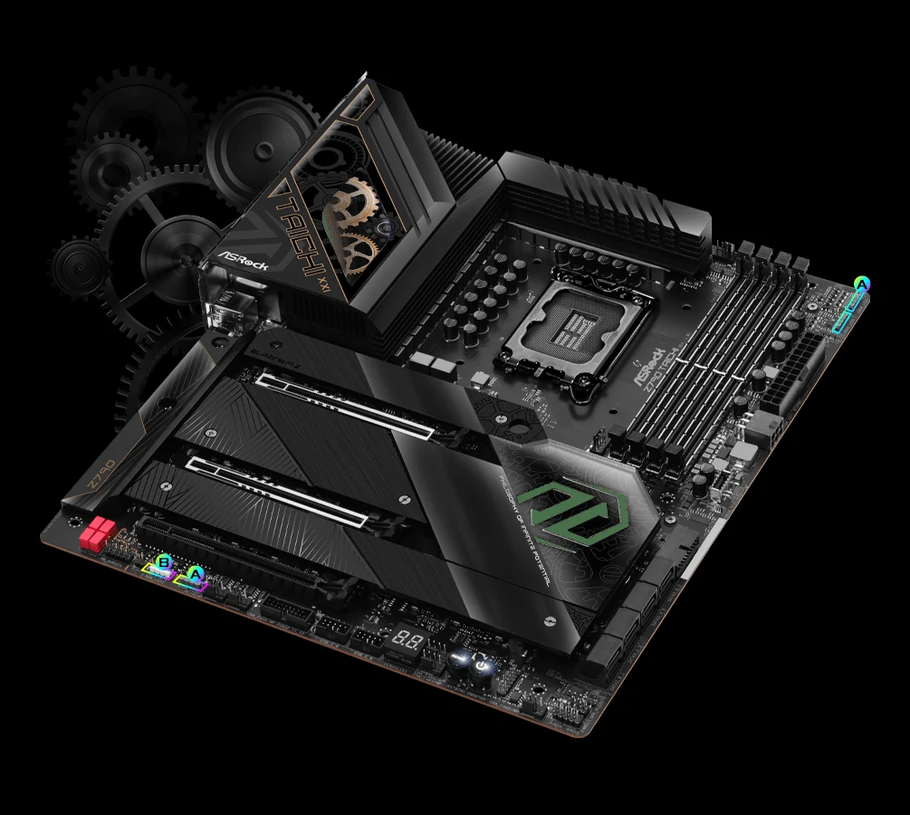 Mainboard ASRock Z790 Taichi - 4 Khe RAM DDR5 - LGA 1700 - NEW