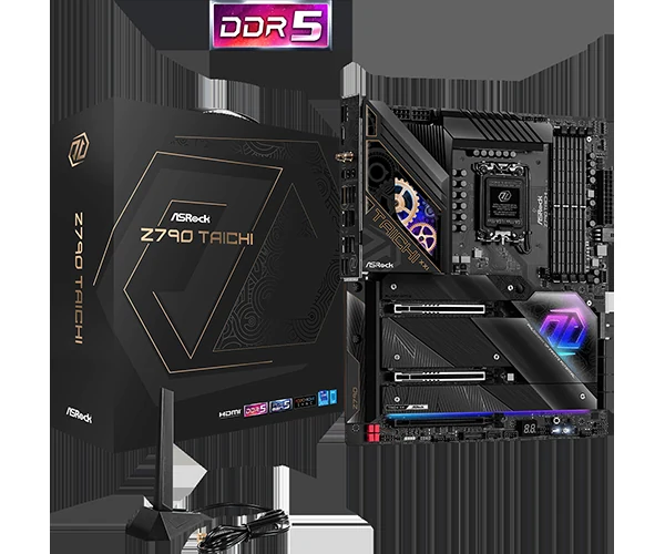 Mainboard ASRock Z790 Taichi - 4 Khe RAM DDR5 - LGA 1700 - NEW
