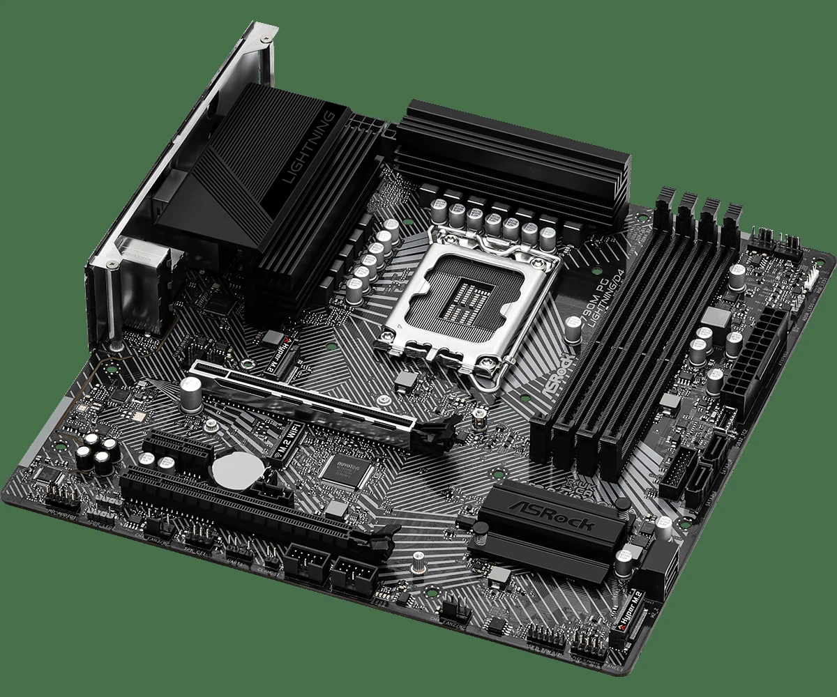 Mainboard ASRock Z790M PG Lightning/D4 - 4 Khe RAM DDR4 - LGA 1700 - NEW
