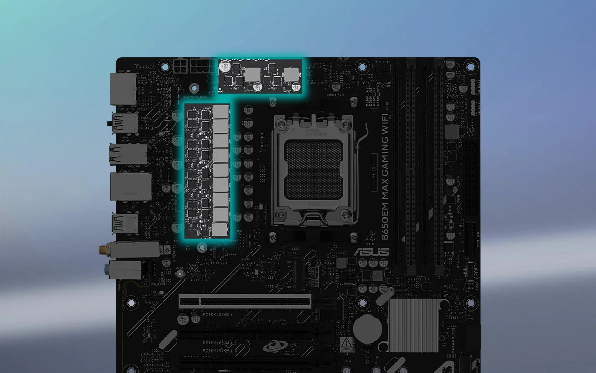 Mainboard Asus B650EM MAX GAMING WIFI DDR5 - NEW