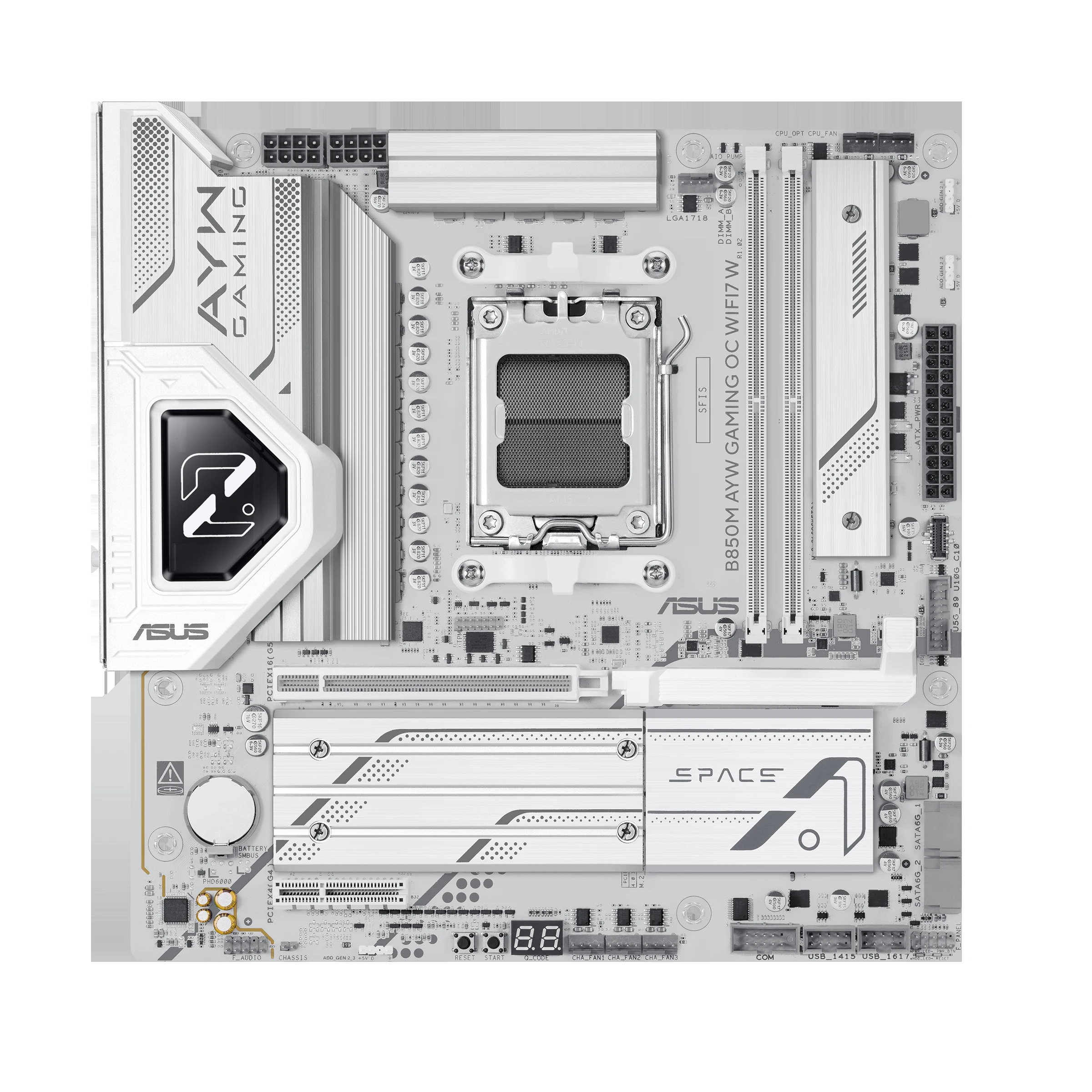 Mainboard ASUS B850M AYW GAMING OC WIFI7 W - 4 Khe RAM DDR5 - AM5 - NEW