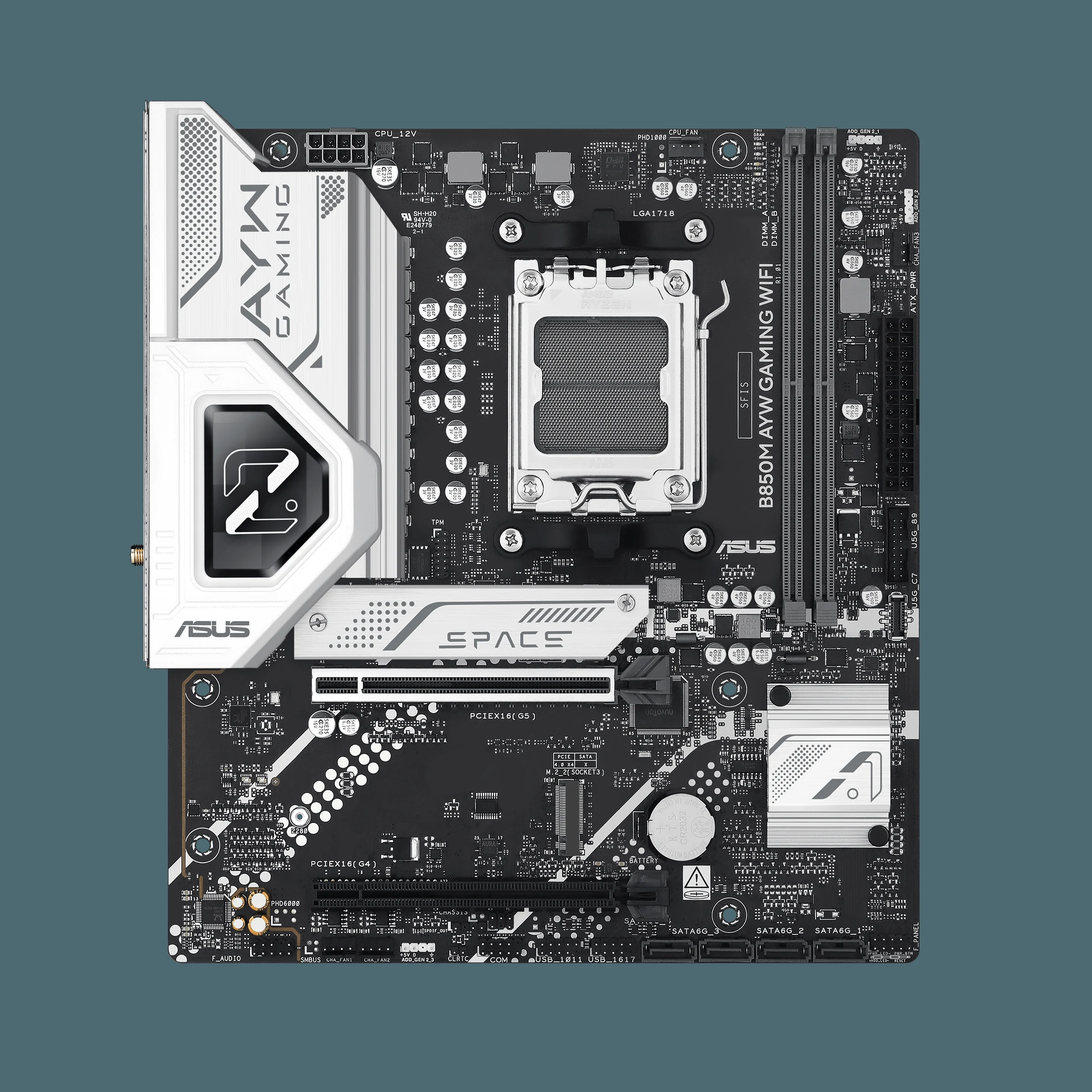 Mainboard ASUS B850M-E AYW GAMING WIFI - 4 Khe RAM DDR5 - AM5 - NEW