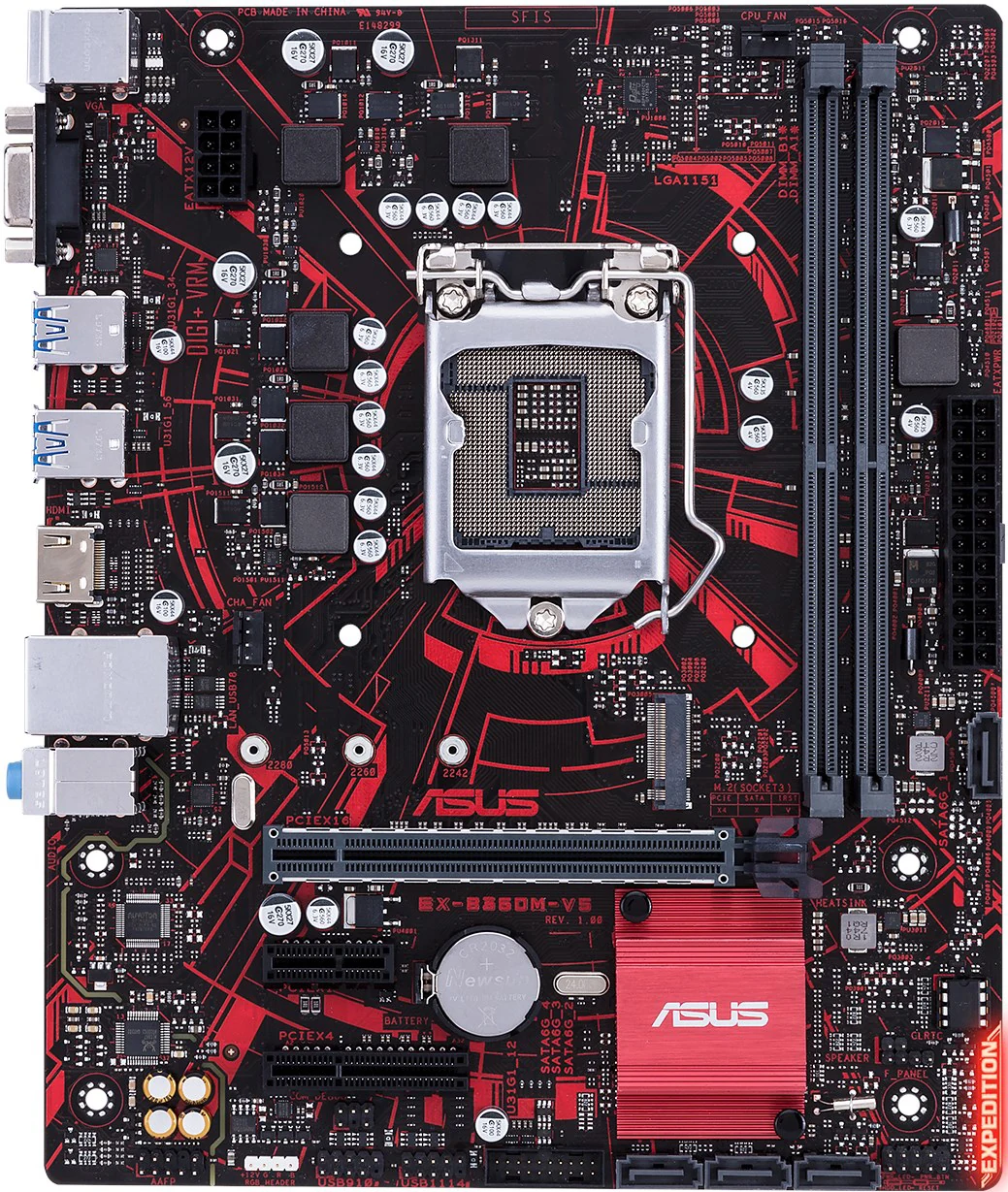 Mainboard ASUS EX-B360M-V - LGA 1151 - NEW