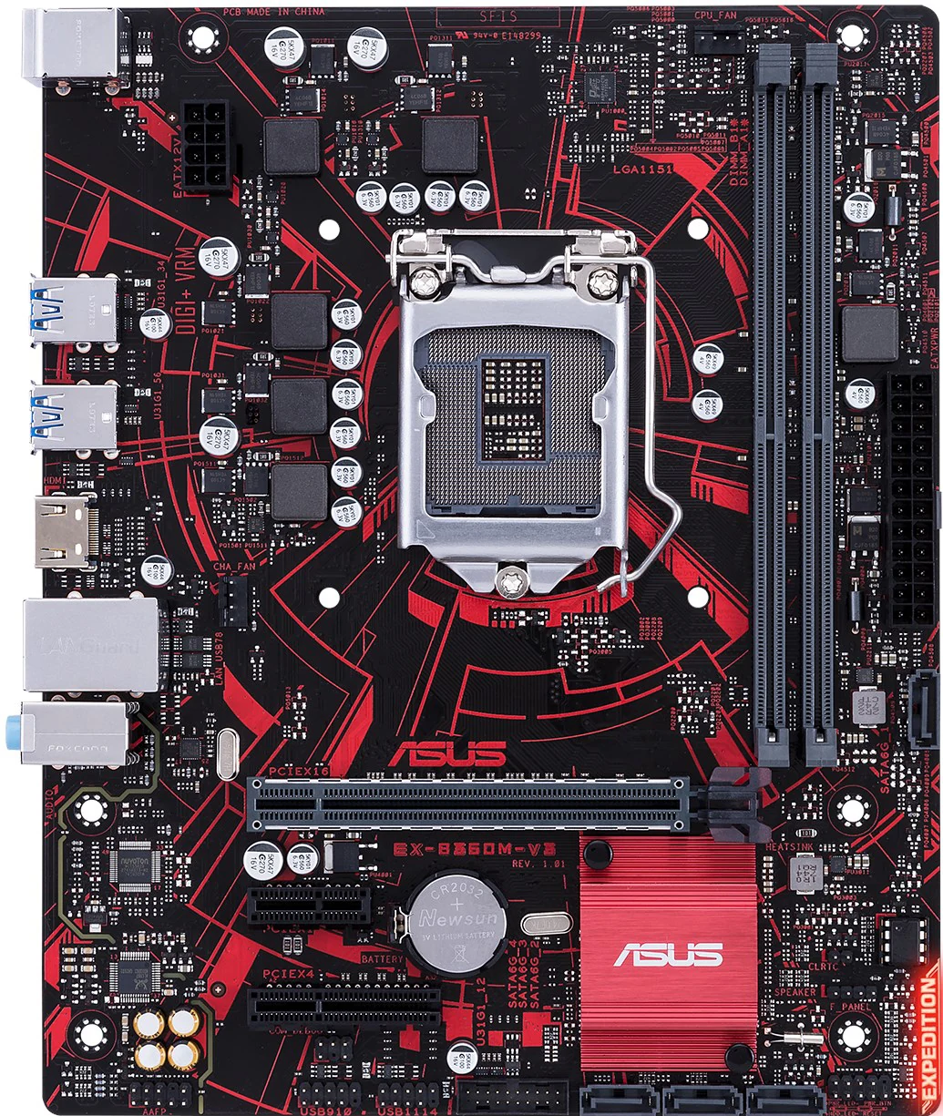 Mainboard ASUS EX-B360M-V3 - LGA 1151 - NEW