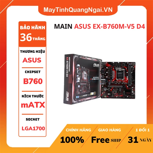 Mainboard ASUS EX-B760M-V5 D4 NEW