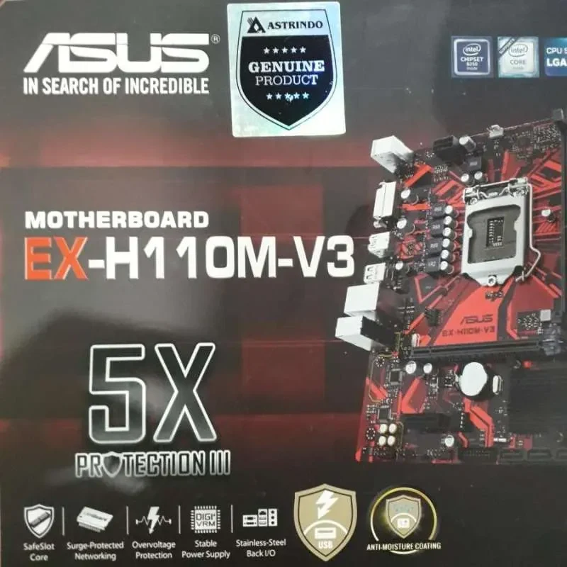 Mainboard ASUS EX-H110M-V3 - LGA 1151 - NEW