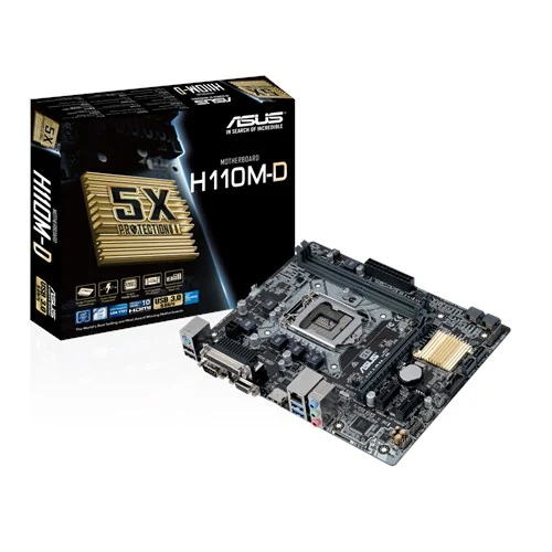 Mainboard ASUS H110M-D - LGA 1151 - NEW