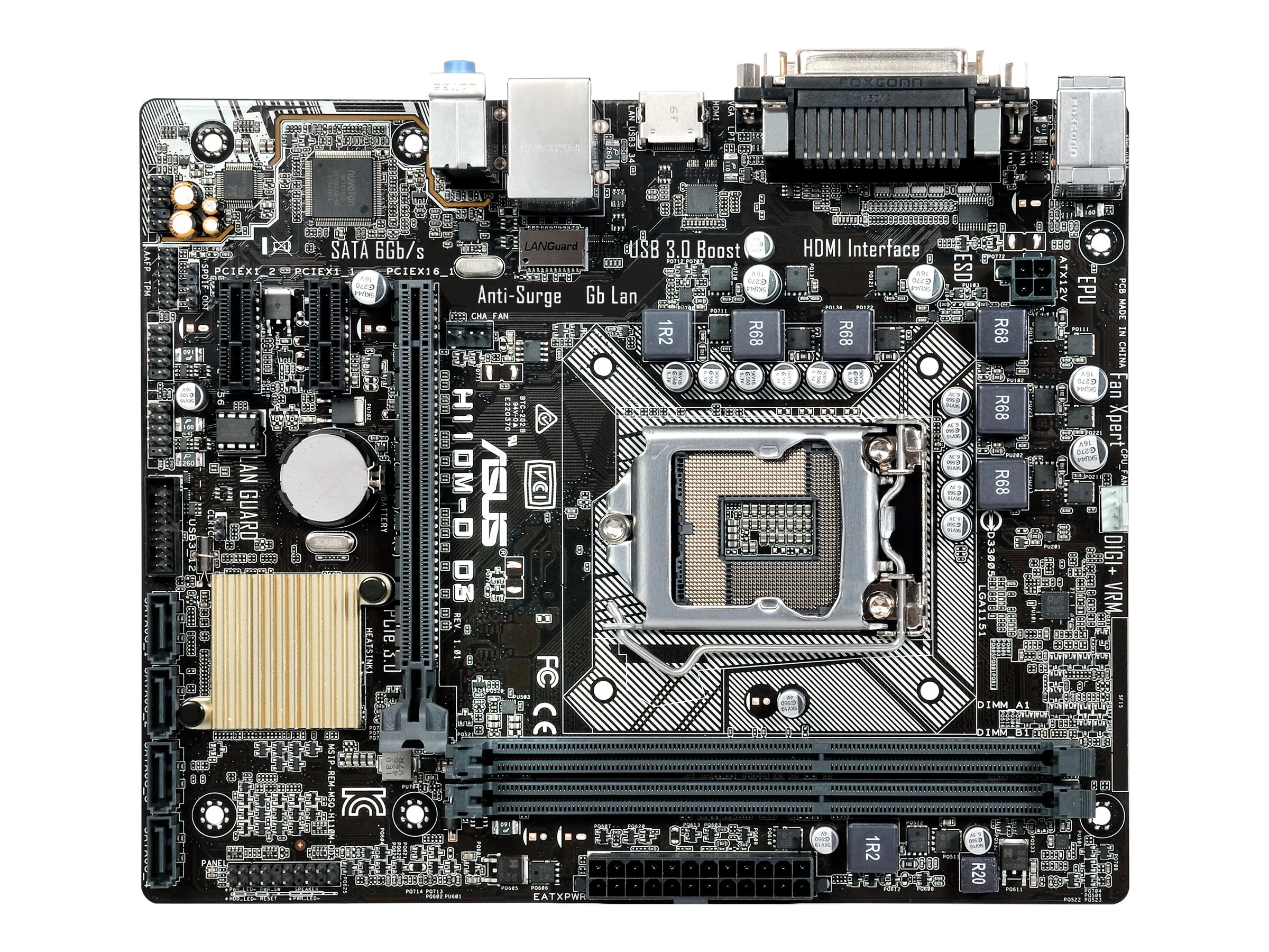 Mainboard ASUS H110M-D - LGA 1151 - NEW