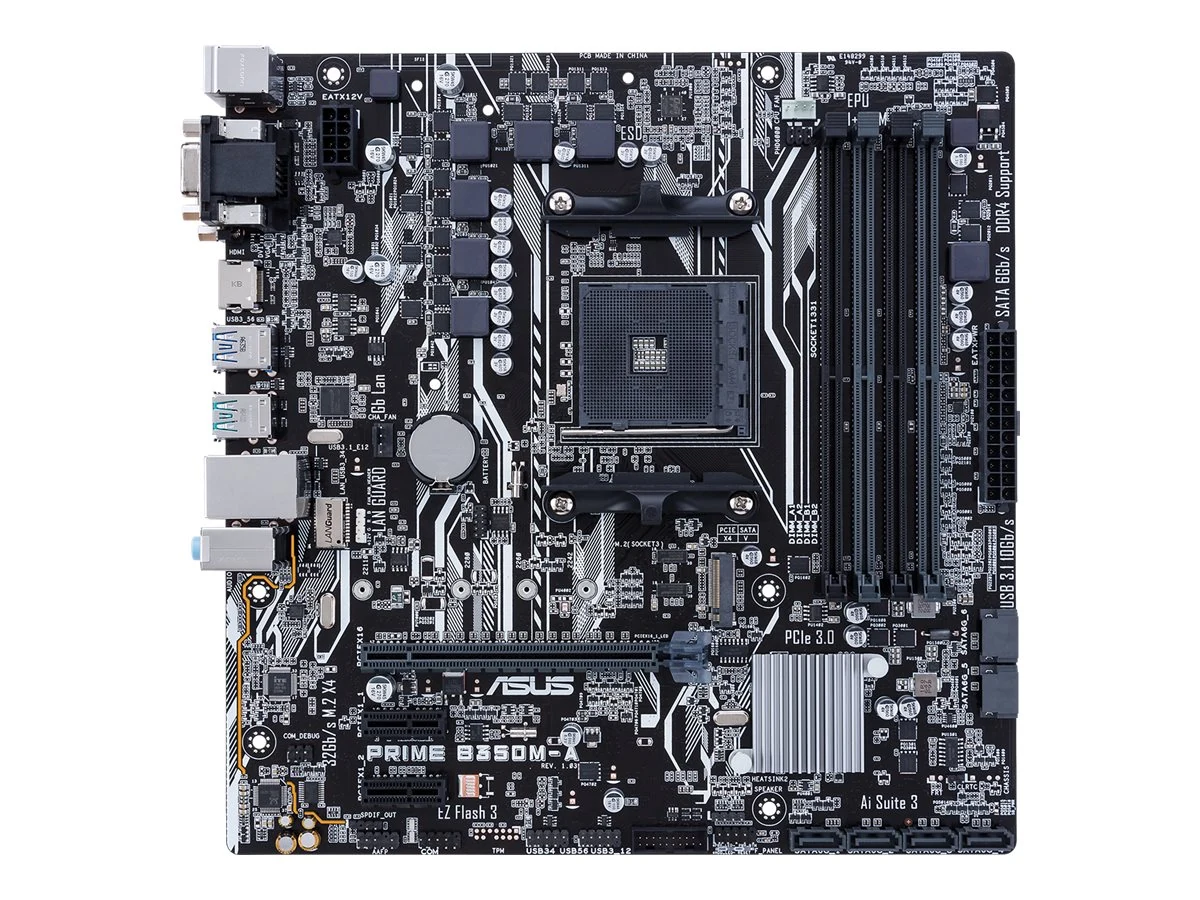 Mainboard ASUS PRIME B350M-A - AM4 - NEW