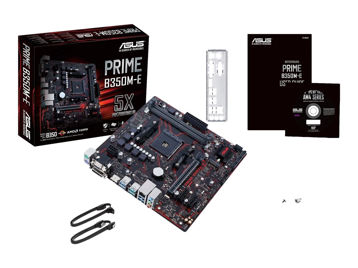 Mainboard ASUS PRIME B350M-E - AM4 - NEW