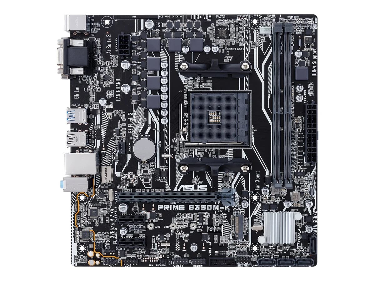 Mainboard ASUS PRIME B350M-K - AM4 - NEW