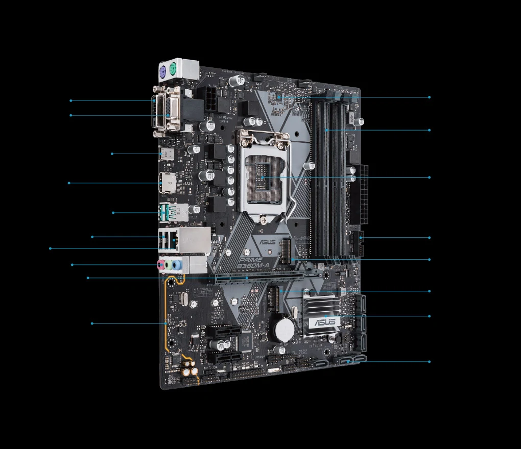 Mainboard ASUS PRIME B360M-A - LGA 1151 - NEW