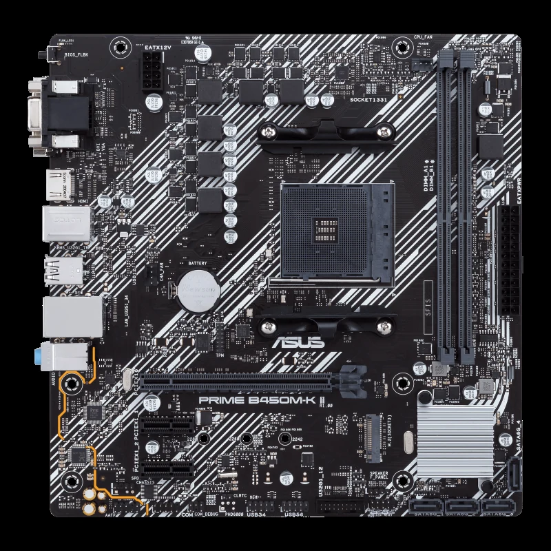 Mainboard ASUS PRIME B450M-K II - AM4 - NEW