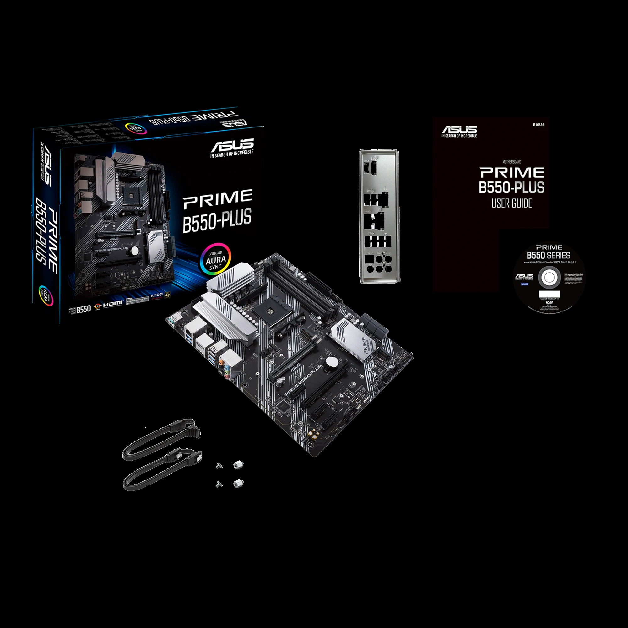 Mainboard ASUS PRIME B550-PLUS - 4 Khe RAM DDR4 - AM4 - NEW