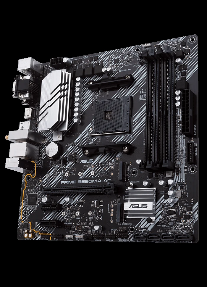 Mainboard ASUS PRIME B550M-A AC - 4 Khe RAM DDR4 - AM4 - NEW