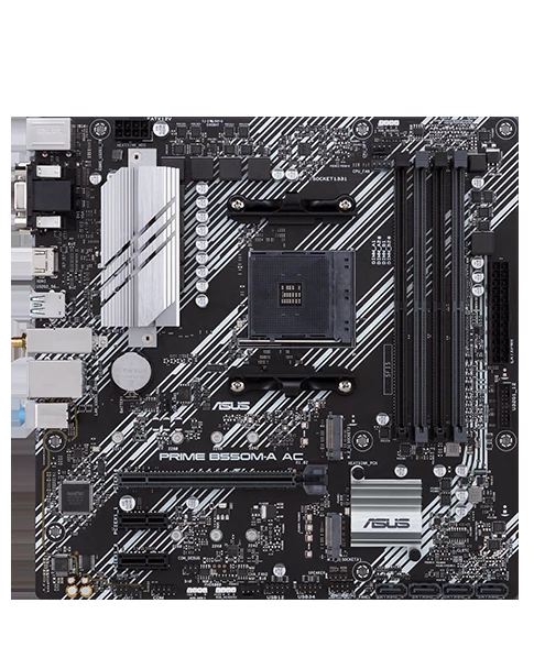 Mainboard ASUS PRIME B550M-A AC - 4 Khe RAM DDR4 - AM4 - NEW