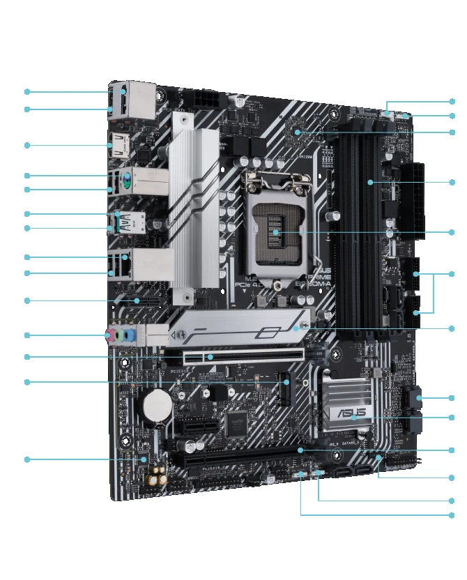 Mainboard ASUS PRIME B560M-A - LGA 1200 - NEW