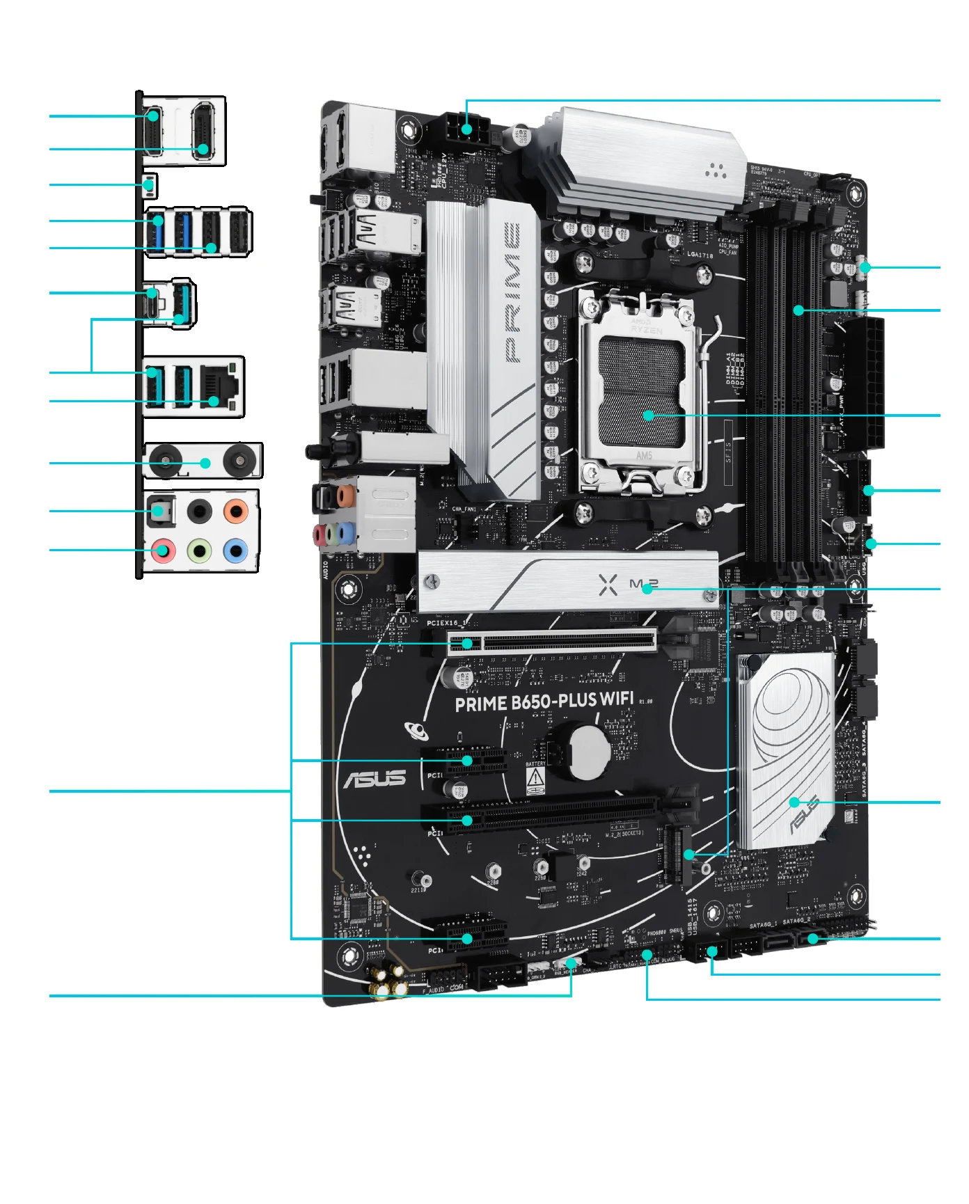 Mainboard Asus PRIME B650-PLUS DDR5 - NEW