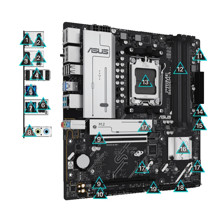Mainboard Asus PRIME B650EM-A-CSM DDR5 - NEW