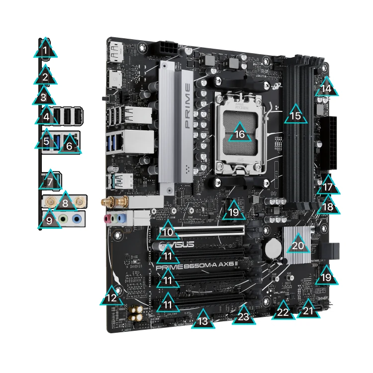Mainboard Asus PRIME B650M-A AX6 II-CSM DDR5 - NEW