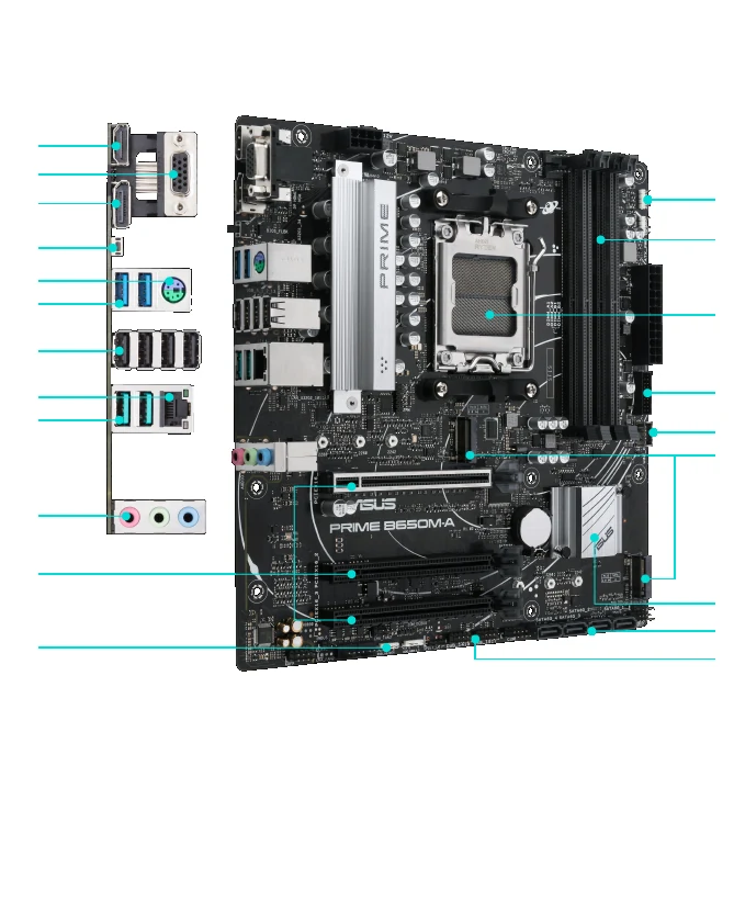 Mainboard Asus PRIME B650M-A DDR5 - NEW