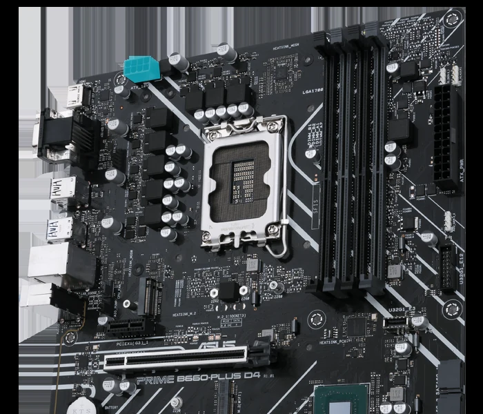 Mainboard ASUS Prime B660-Plus D4 - 4 Khe RAM DDR4 - LGA 1700 - NEW