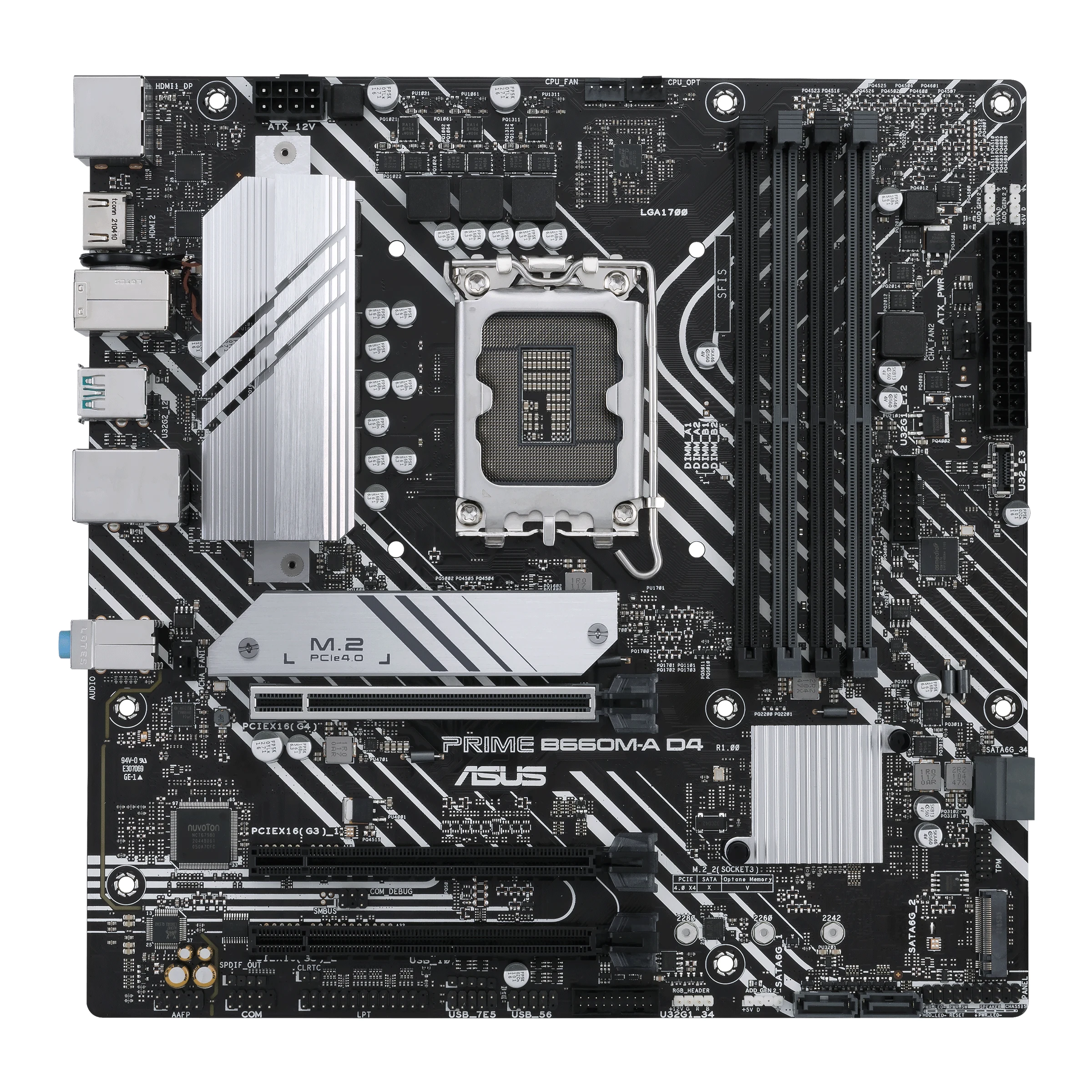 Mainboard ASUS Prime B660M-A AC D4 - 4 Khe RAM DDR4 - LGA 1700 - NEW