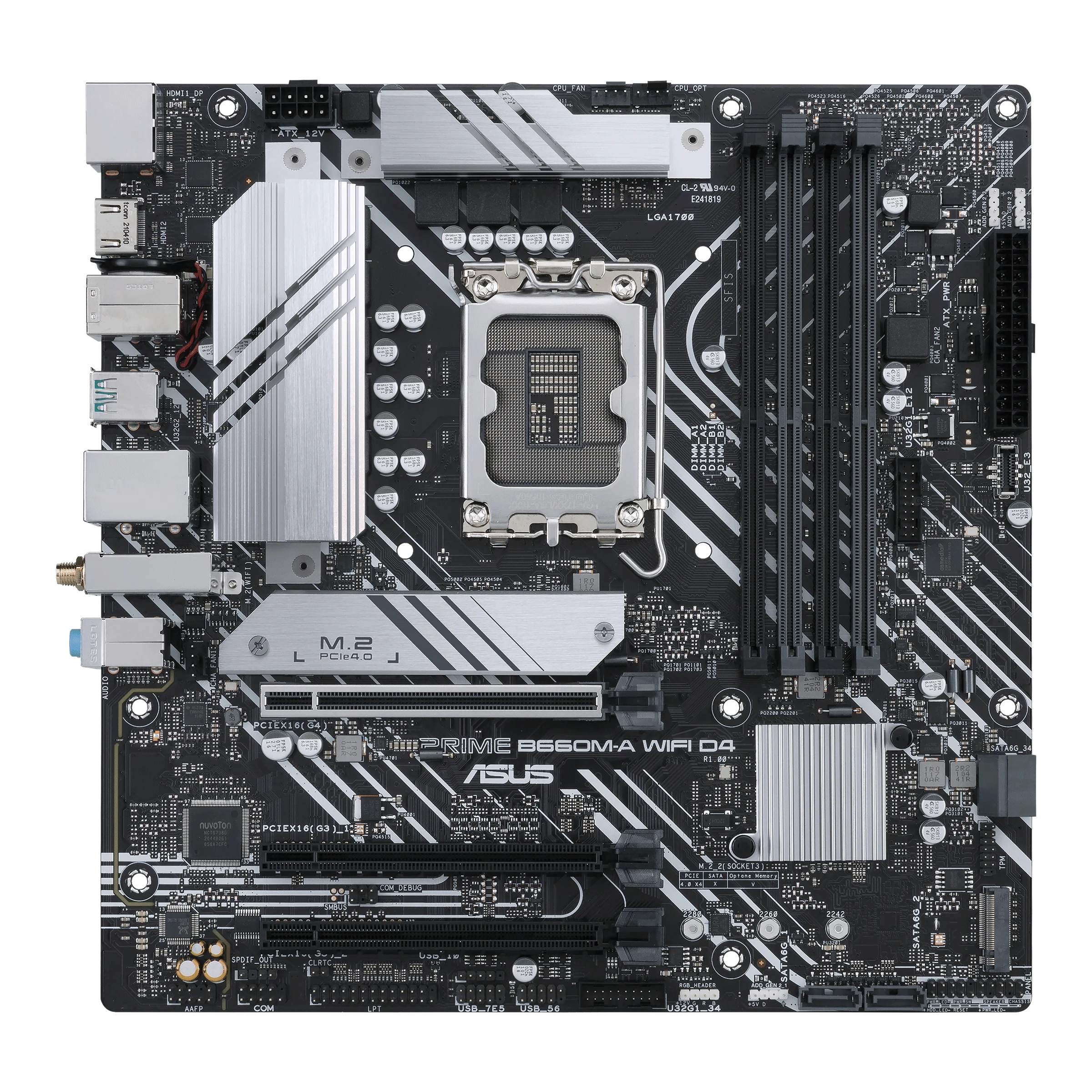 Mainboard ASUS Prime B660M-A WiFi D4 - 4 Khe RAM DDR4 - LGA 1700 - NEW