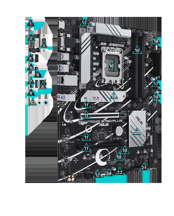 Mainboard ASUS PRIME B760-PLUS D4-CSM NEW